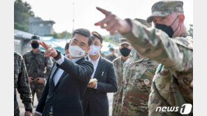 서욱, 견학 재개 앞둔 JSA 방문…“9·19 합의 이행 노력” 강조