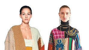 한 벌인 듯 여러 옷 겹친 듯 복고풍인 듯 파격인 듯