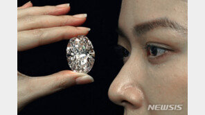 182억원이 너무 싸?…102캐럿 다이아몬드 예상보다 낮은 가격에 낙찰