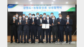 농협중앙회-강원도, 상생협약 체결
