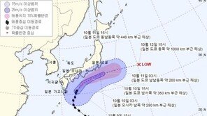 도쿄행 태풍 ‘찬홈’에 동·남해 풍랑특보…내륙은 강풍특보