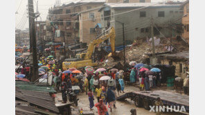 나이지리아 라고스에서 3층건물 붕괴…12명 사상