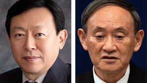 신동빈 롯데회장, 스가 日총리와 회동