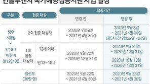13일 ‘독감백신’ 만13~18세 무료접종 재개…“밀집우려, 사전예약해달라”