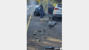 제주 5·16도로서 역주행 승용차, 시내버스·SUV 연쇄 추돌