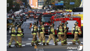 울산 화재 소방관 ‘길바닥 쪽잠’ 이유가…회복차량은 ‘정비중’