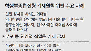 자소서에 금지된 부모직업 써도 ‘합격’ 