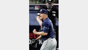 3연승 탬파베이 “월드시리즈 진출 1승만 더”