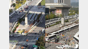 ‘재인산성 대신 강철 이동펜스’…높이 3m·길이 12m “차벽대체”