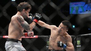 ‘코리안 좀비’ 정찬성, 오르테가에 판정패 …타이틀 도전권 획득 실패