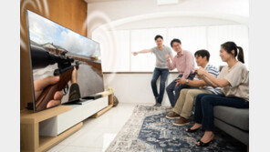 대형 프리미엄 TV로 게임도 실감나게 즐기세요