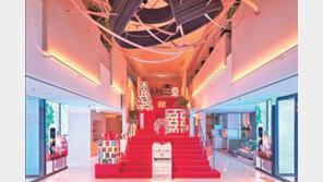 재활용 트리로 고객에 선순환 메시지 전달