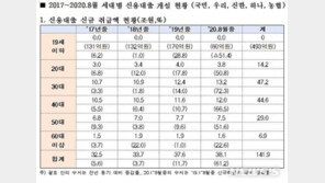 ‘영끌·빚투’ 열풍에 30대, 최근 3년간 신용대출 최다‘
