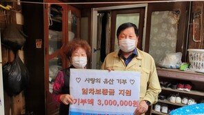 전재산 300만원 남기고 떠난 기초수급자, ‘주거위기 이웃’ 구해