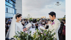 전진♥류이서, 웨딩 본식 모습 공개…로맨틱한 성혼선언문 낭독