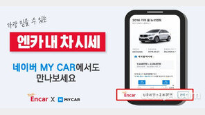 엔카닷컴, 네이버 마이카에 중고차 시세 정보 제공