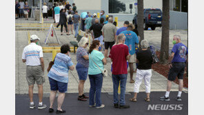 美대선 ‘바로미터’ 플로리다, 첫날 사전투표율 역대 최고 기록