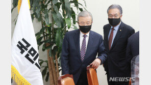 국민의힘 “중진들, 김종인 중심 협력하기로…지금은 힘 합할 때”
