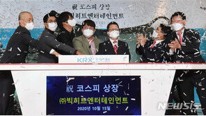 빅히트, 닷새째 하락세…개미 무덤되나