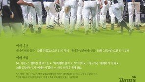 ‘우승 눈앞’ NC, 시즌 마지막 홈 경기 무료 개방