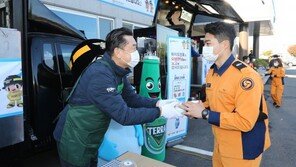 김인규 하이트진로 사장, 경주소방서 ‘감사의 간식차’ 행사 참여… “헌신하는 소방관 지속 응원할 것”