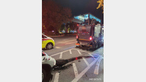 음주 운전자가 쓰레기수거차 추돌해 환경미화원 1명 숨져