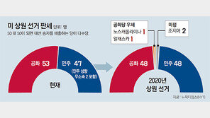 상원 다수당 여부 조지아 선택에 달렸다