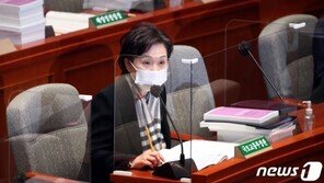 김현미 “전세난, 임대차 3법 때문이라 말하긴 어려워”