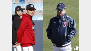 “경험? 내가 많아” 이강철 감독 vs “살살 하라고 해” 김태형 감독