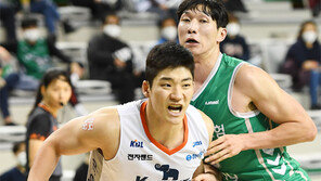 전자랜드 이대헌 ‘1분 원맨쇼’