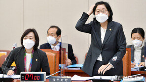 野 “이정옥과 예산 심사 못해”…국회 여가위 10분 만에 정회