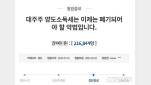靑 “투자자 우려 등 고려해 주식 양도세 범위 현행 유지”