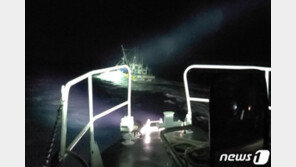 정선명령 불응하고 40여분 도주한 어선 선장 검거