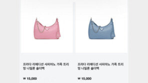 “프라다 가방이 1만원대?”…가격오류 해프닝에 홈페이지 ‘먹통’