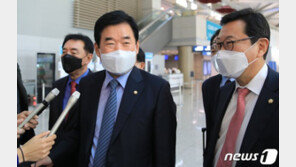 日방문 김진표 “징용문제 봉합하고 교류 협력하자”…일본, ‘先징용해결’ 고수