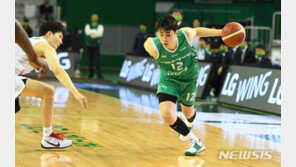 DB, 선두 SK 잡고 11연패 탈출…‘5연승’ KCC, 단독 선두(종합)