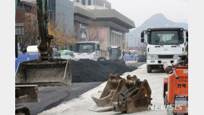 野 “광화문 공사 당장 멈춰야…‘선택적 행정’ 중단하라”