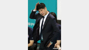 심판과 신체 접촉 김종민 감독…1경기 출장정지·제재금 200만원