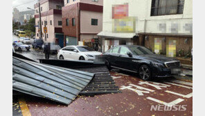 ‘태풍급 강풍’ 동반, 요란한 가을비…부산 피해 잇달아