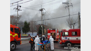 인천 화장품공장 2시간30여만에 진화…3명 사망·6명 부상