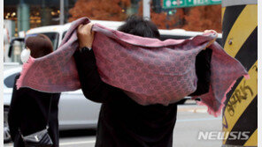 [날씨]‘물폭탄’ 맞은 겨울 초입, 낮 기온 뚝…토요일 더 춥다