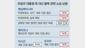 트럼프측 대선 불복소송 연전연패… ‘시간끌기 전략’ 선회하나