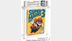미개봉 비디오 게임 ‘슈퍼마리오3 브로’, 美서 1억7000만원에 팔렸다