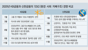 KB-신한 ‘친환경-사회공헌 금융’ 선점 경쟁