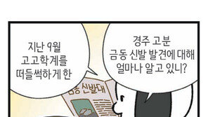 [신문과 놀자!/고독이의 토막상식]신라시대 금동 신발 발굴