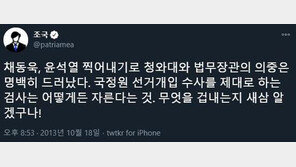 “더럽고 치사해도 버텨주세요” 누리꾼들 7년전 조국 트윗 공유