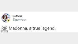 마라도나 죽었는데…팝스타 마돈나에 트위터 애도 물결
