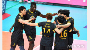 KB손해보험, 대한항공 잡고 1위 수성…GS칼텍스 4연승