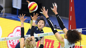 센터 정지윤, 라이트서도 ‘펑펑’