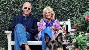 78세 바이든, 반려견과 놀다 발목 ‘삐끗’…트럼프 “어서 쾌차하시라!”